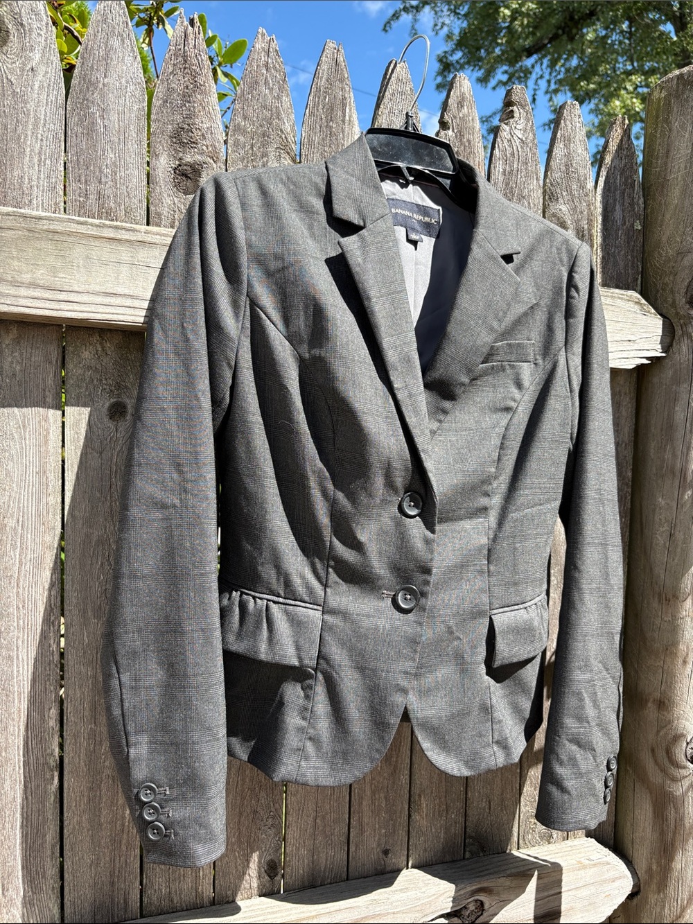 Banana Republic size 2 gray blazer!